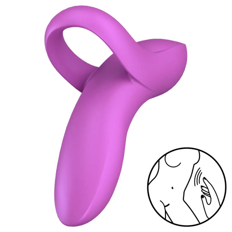 SATISFYER - VIBRATEUR DOIGTS BOLD LOVER BLANC