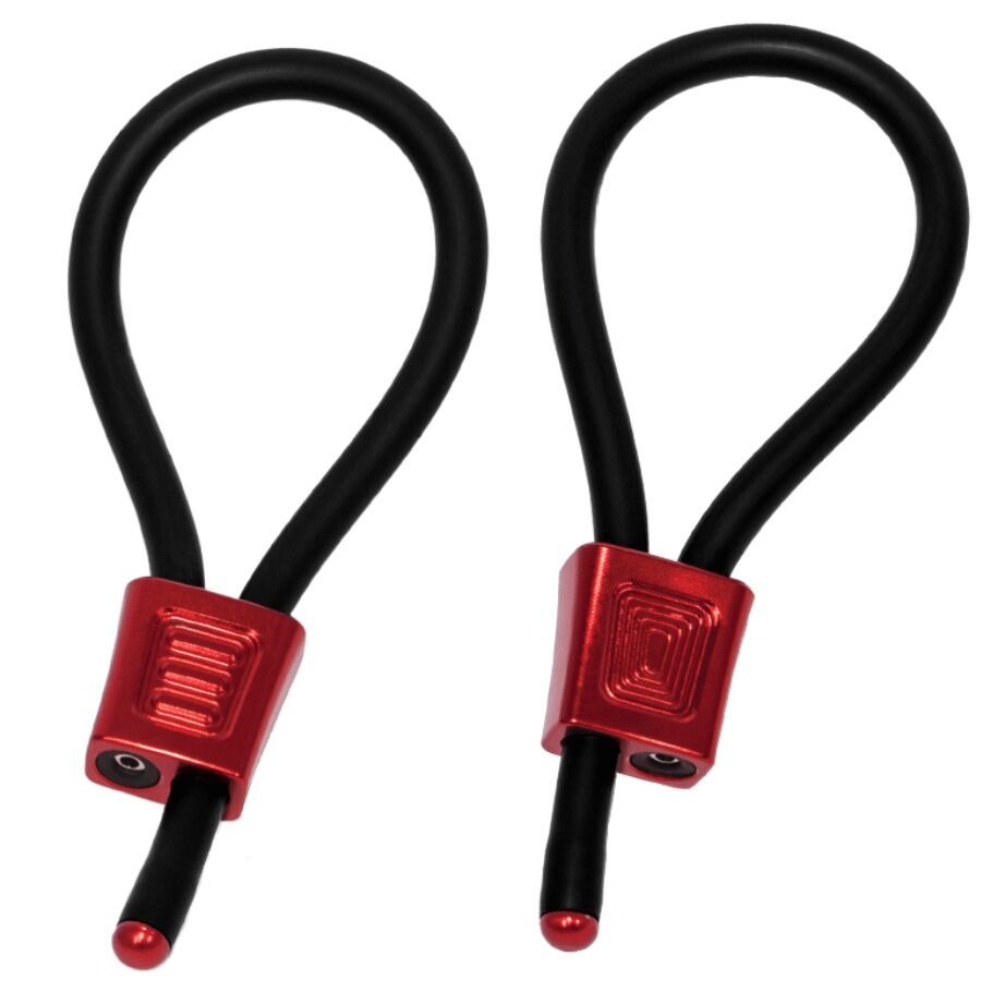ELECTRASTIM - PRESTIGE ELECTRA LOOPS ANNEAUX PÉNIENS RÉGLABLES ROUGES