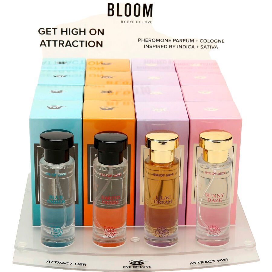 EYE OF LOVE - BLOOM PRÉSENTOIR 4X6 PARFUMS 10 ML