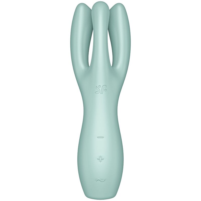 SATISFYER - VIBRATEUR THREESOME 3 ROSE