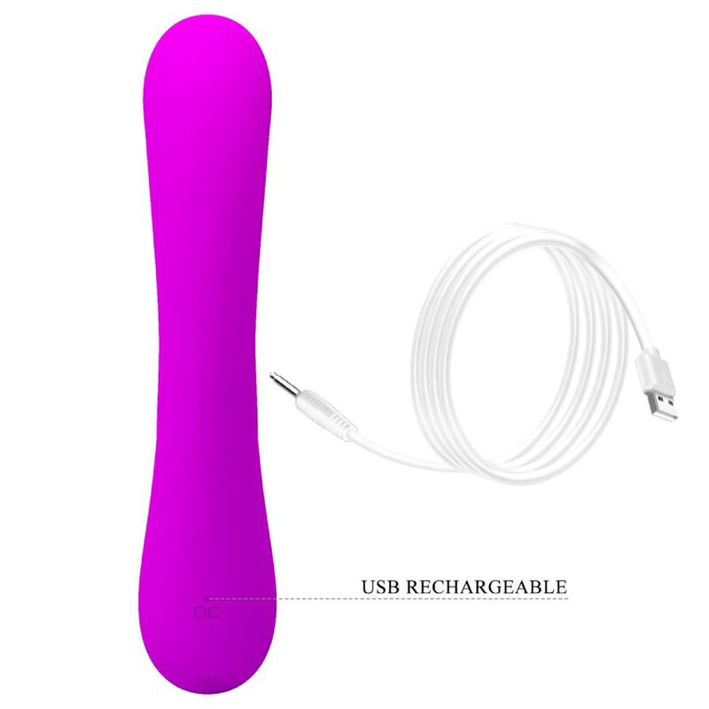 PRETTY LOVE - VIBRATEUR ET SUCCION CLITORISÉ EN SILICONE SINCÈRE VIOLET