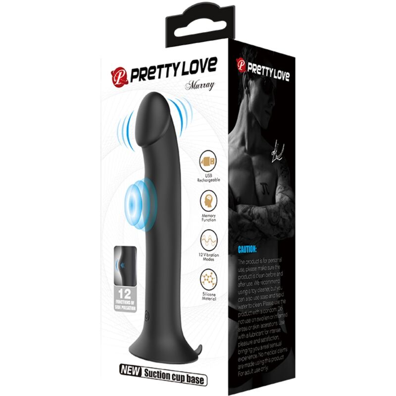 PRETTY LOVE - VIBRATEUR ET SUCCION CLITORISÉ MURRAY BLACK