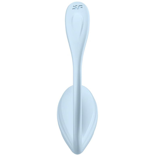 SATISFYER - APPLICATION GRATUITE STIMULATEUR DE POINT G PÉTALE LISSE BLEU CIEL