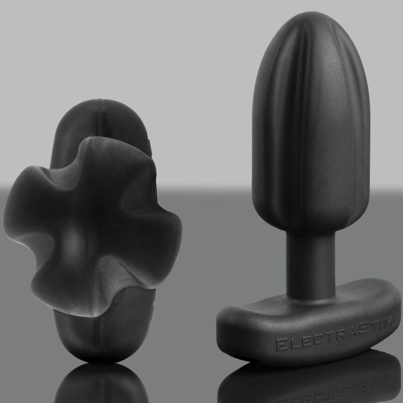ELECTRASTIM - PLUG ANAL TARTARE QUADRIPOLAR SILICONE NOIR