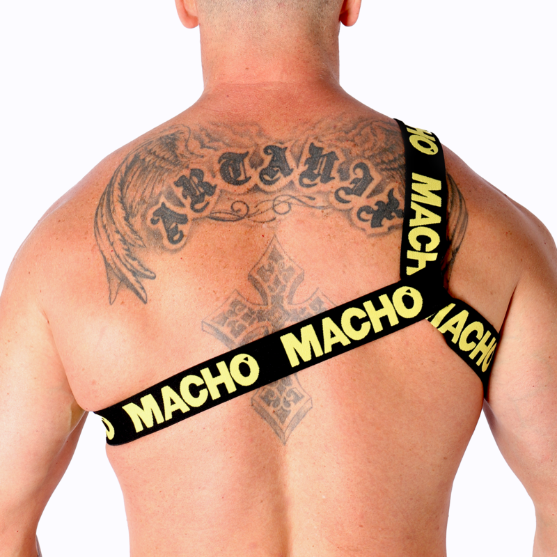 MACHO - HARNAIS ROMAIN BLANC S/M