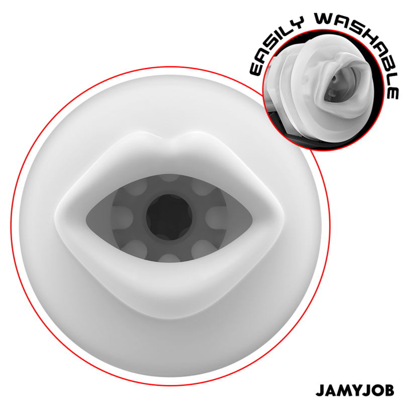 JAMYJOB - MASTURBATEUR BUCCAL AUTOMATIQUE BLAZE 5 MODES D'ASPIRATION ET DE VIBRATION
