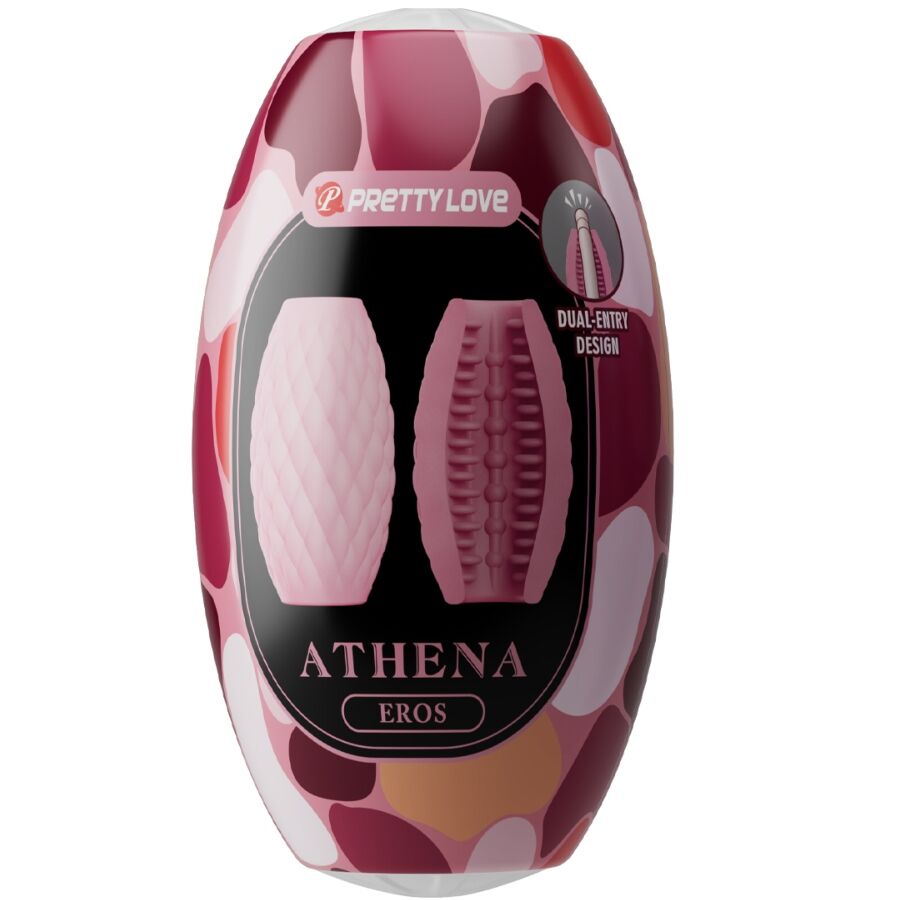 PRETTY LOVE - MASTURBATEUR POUR HOMME EN SILICONE ATHENA EROS ROSE