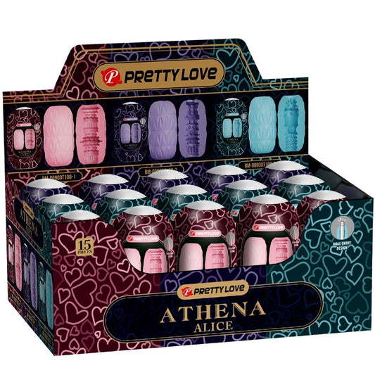 PRETTY LOVE - ATHENA ALICE PACK 15 MASTURBATEURS MASCULINS DIVERS