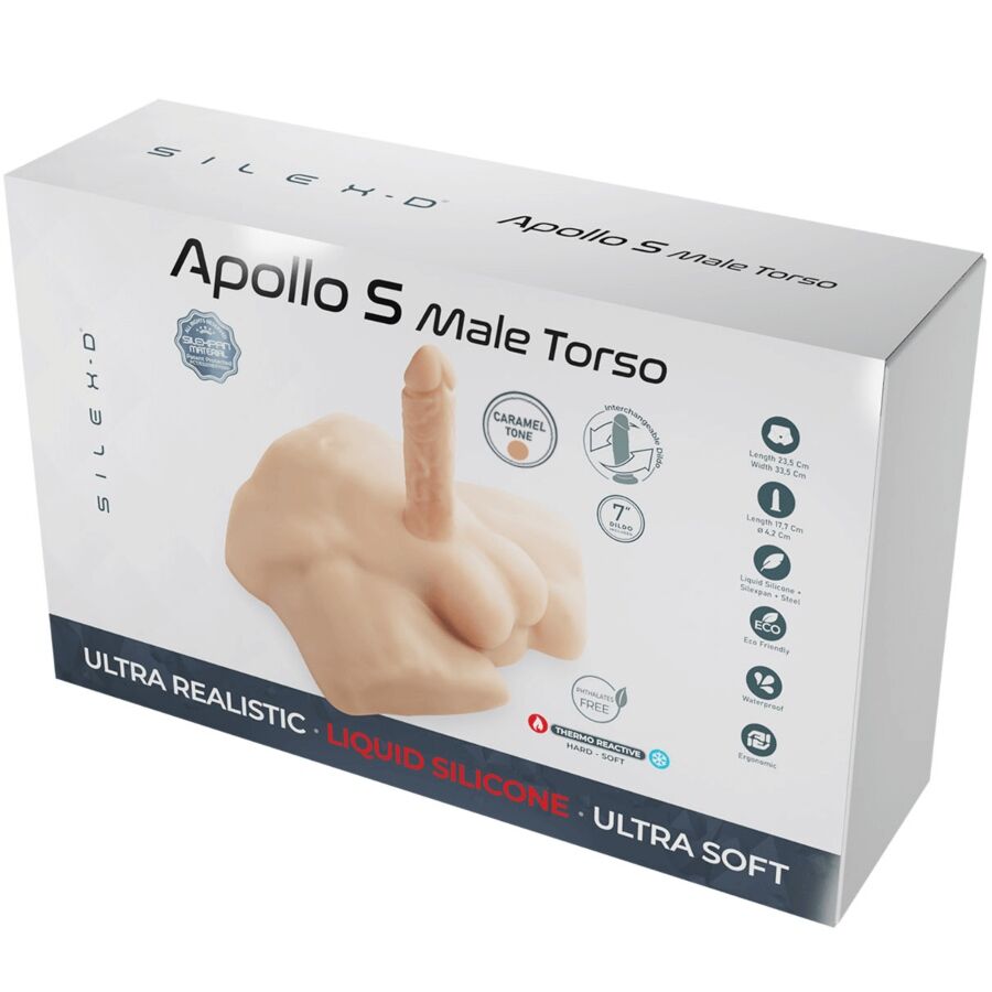 SILEXD - TORSE D'HOMME RÉALISTE APOLLO S CARAMEL