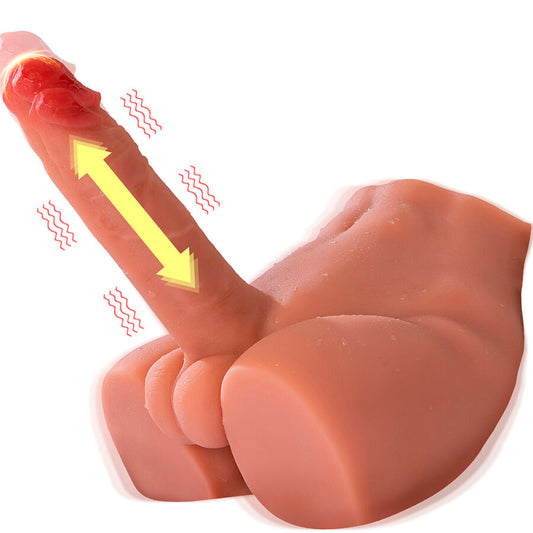 XISE - PEEL DILDO ASS GODE RÉALISTE MASTURBATEUR POSITION FRONTALE AVEC POUSSÉE 17,5 CM