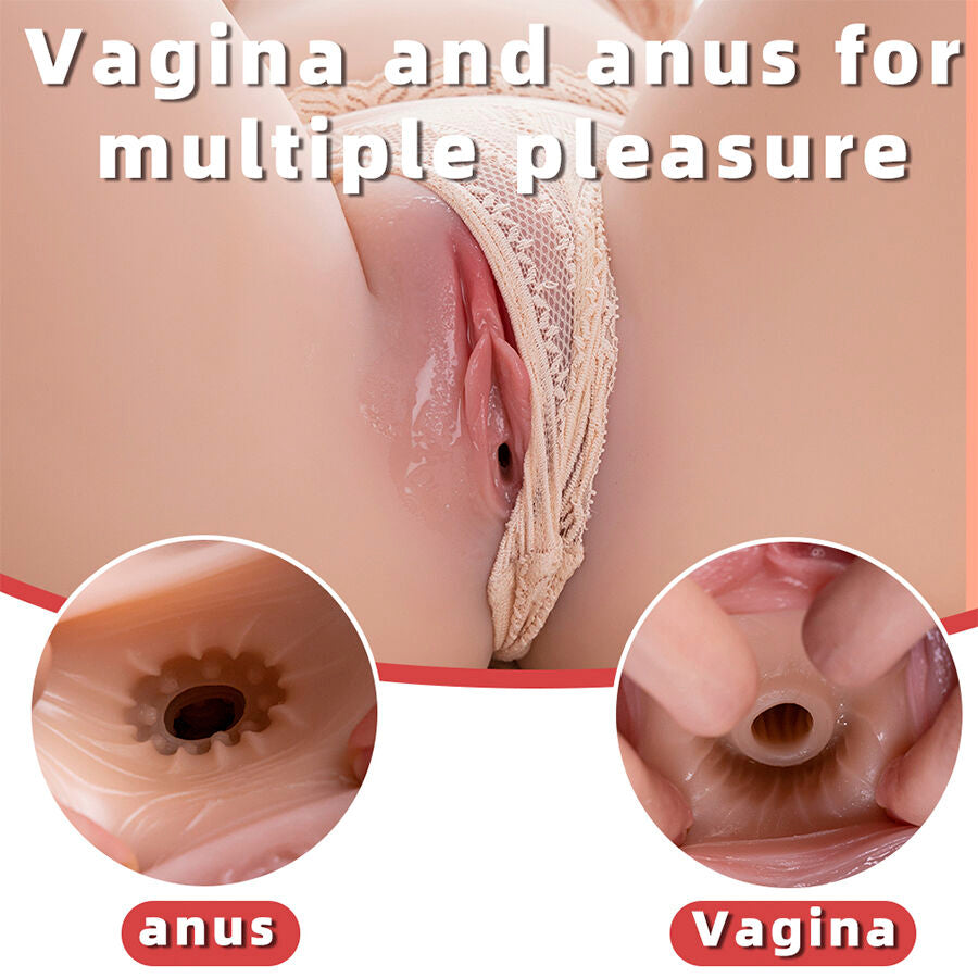 XISE - TORSE RÉALISTE FÉMININ BIEN RANGÉ AVEC POUSSÉE 71 CM