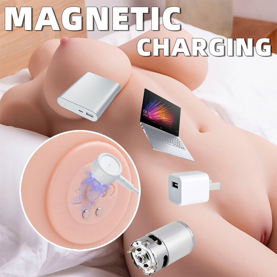 XISE - TORSE RÉALISTE FÉMININ BIEN RANGÉ AVEC POUSSÉE 71 CM