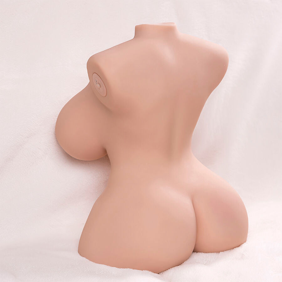 XISE - PETIT TORSE RÉALISTE À POUSSÉE AVEC VIBRATIONS FÉMININES 40 CM