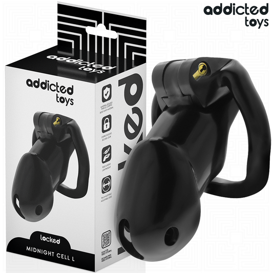 ADDICTED TOYS LOCKED - CAGE À PÉNIS MINDNIGHT CELL TAILLE L