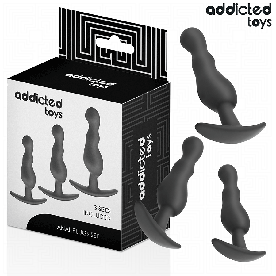 ADDICTED TOYS - LOT DE 3 PLUG ANAL MODÈLE 1
