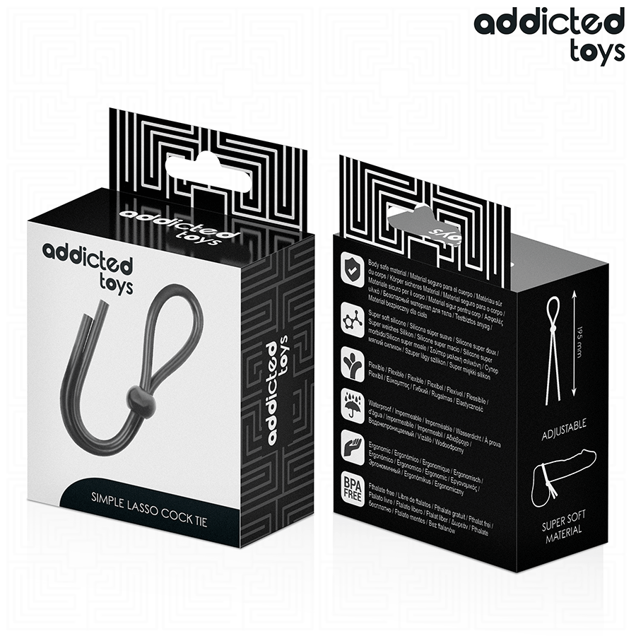 ADDICTED TOYS - CORDE EN SILICONE POUR LE PÉNIS À BOUCLE UNIQUE