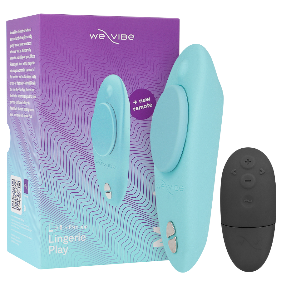 WE-VIBE - VIBRATEUR MOXIE + AQUA CLITORAL