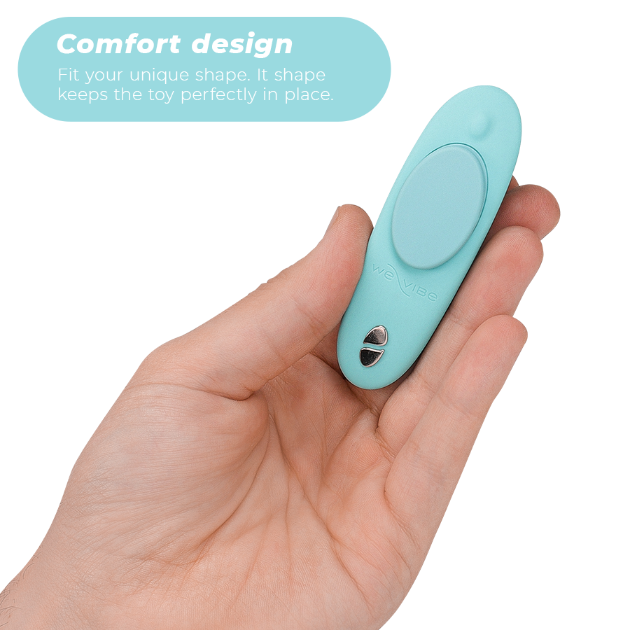 WE-VIBE - VIBRATEUR MOXIE + AQUA CLITORAL