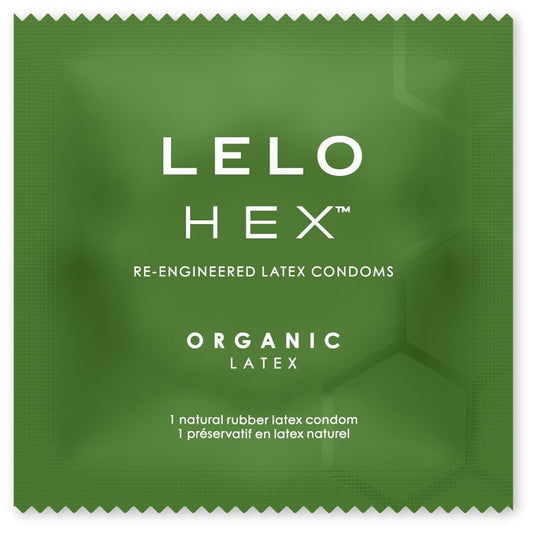 LELO - HEX BOÎTE DE PRÉSERVATIFS BIOLOGIQUES 12 UNITÉS