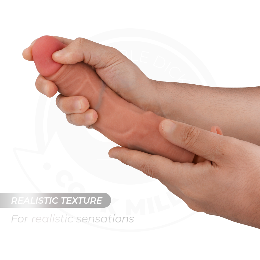 COCK MILLER - GODE RÉALISTE À VENTOUSE ET VIBRATION AVEC TÉLÉCOMMANDE 21,5 CM