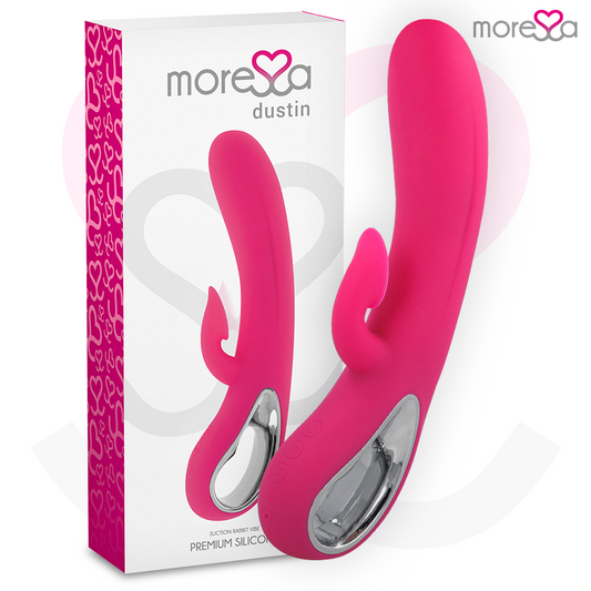 MORESSA - DUSTIN ASPIRATION CLITORIDIENNE ET VIBRATIONS PUISSANTES SILICONE PREMIUM RECHARGEABLE