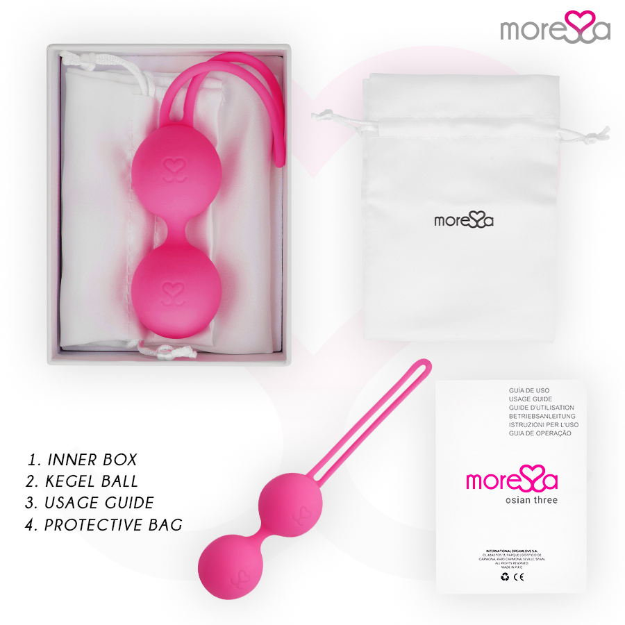 MORESSA - OSIAN TROIS SILICONE PREMIUM ROSE