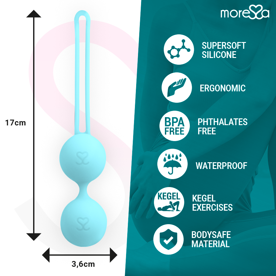 MORESSA - OSIAN TROIS SILICONE TURQUOISE PREMIUM