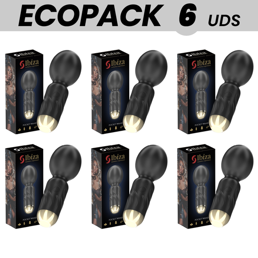 ECOPACKS 6 UNITÉS - VIBRATEUR DE POCHE IBIZA