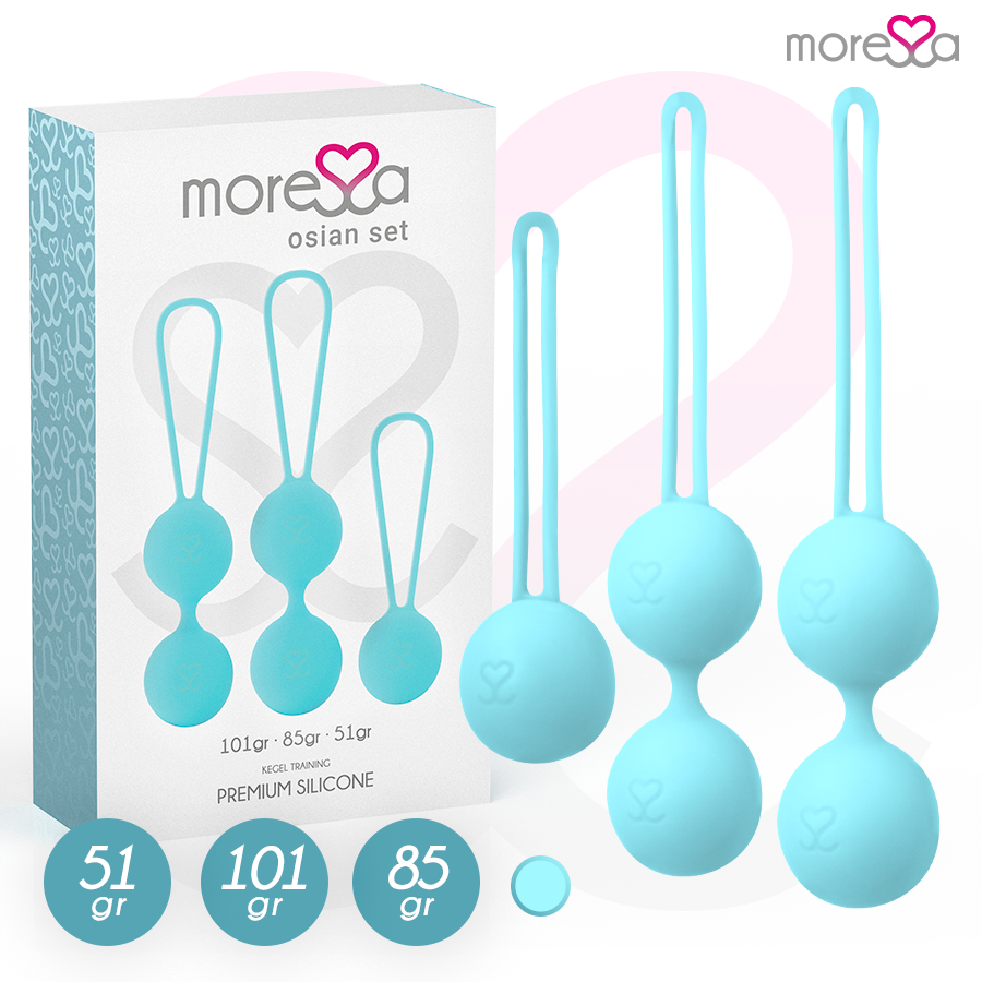 MORESSA - ENSEMBLE OSIAN SILICONE TURQUOISE PREMIUM
