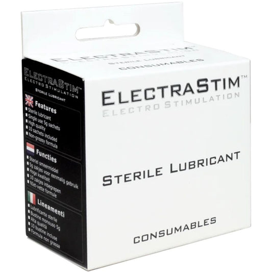 ELECTRASTIM - LUBRIFIANT STÉRILE 10 UNITÉS
