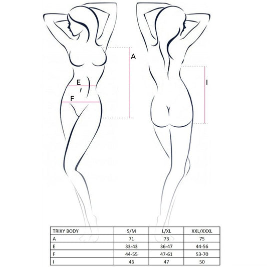 PASSION - FEMME TRIXY TEDDY NOIR TAILLE S/M