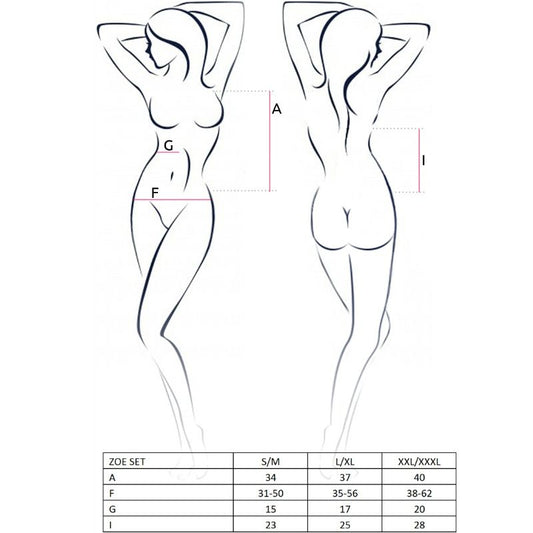 PASSION - ENSEMBLE ZOE FEMME TAILLE S/M